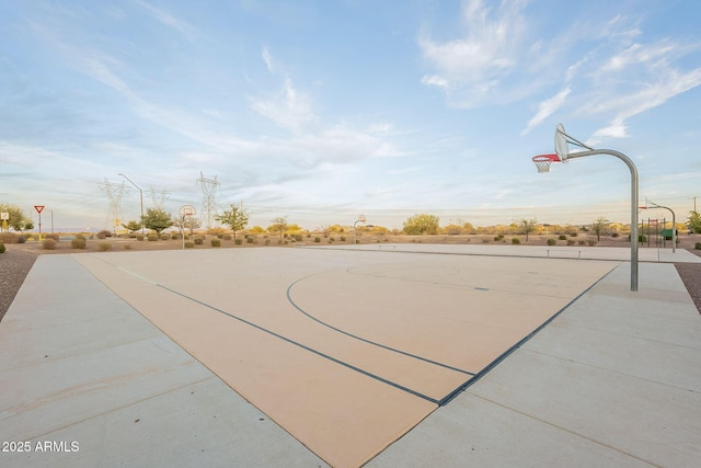 view of sport court