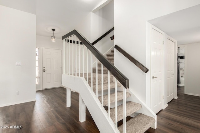14235 N 26th Ln, Phoenix, AZ 85023 - stairs featuring wood finished floors