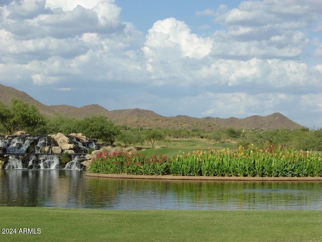 property view of water with a mountain view