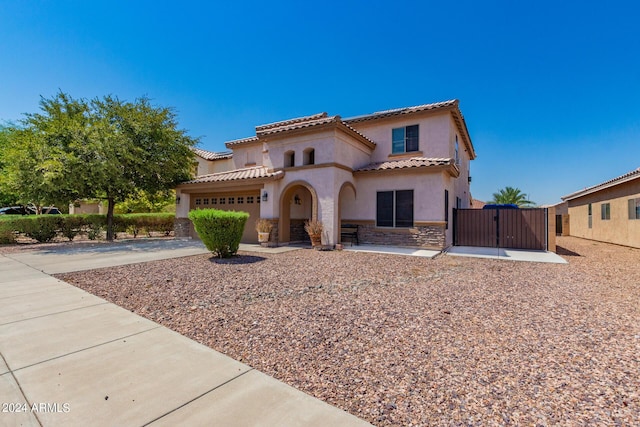 view of mediterranean / spanish house