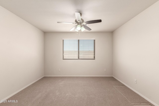 10910 E Sebring Ave, Mesa, AZ 85212 - carpeted empty room featuring ceiling fan and baseboards