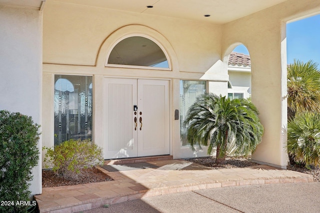 view of entrance to property