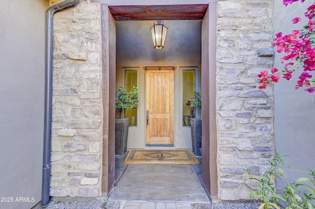 view of property entrance