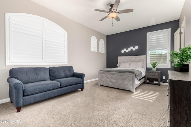 10542 W Electra Ln, Peoria, AZ 85383 - carpeted bedroom featuring baseboards and ceiling fan