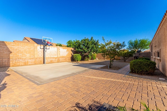 10542 W Electra Ln, Peoria, AZ 85383 - fenced backyard featuring basketball court