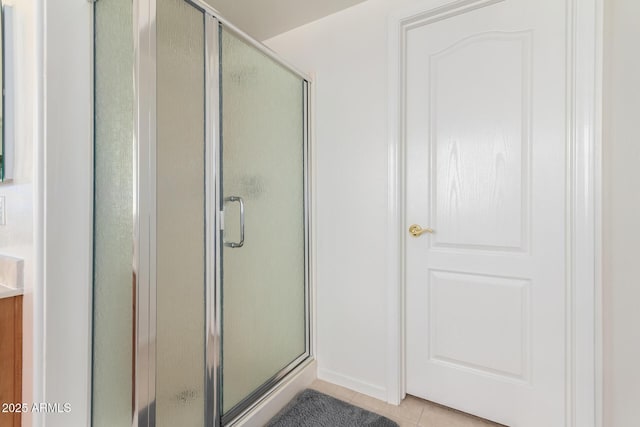 7231 W Lone Cactus Dr, Glendale, AZ 85308 - full bath with a stall shower and tile patterned floors