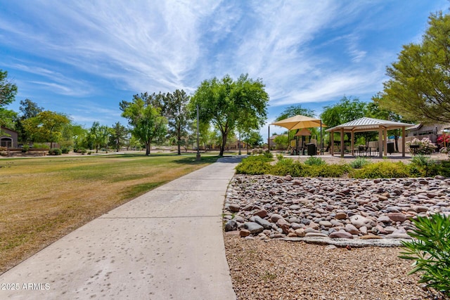 7231 W Lone Cactus Dr, Glendale, AZ 85308 - view of home's community featuring a gazebo and a yard
