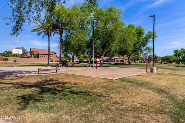 7231 W Lone Cactus Dr, Glendale, AZ 85308 - view of community featuring a yard and volleyball court