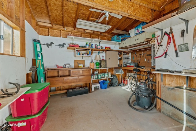 view of storage room