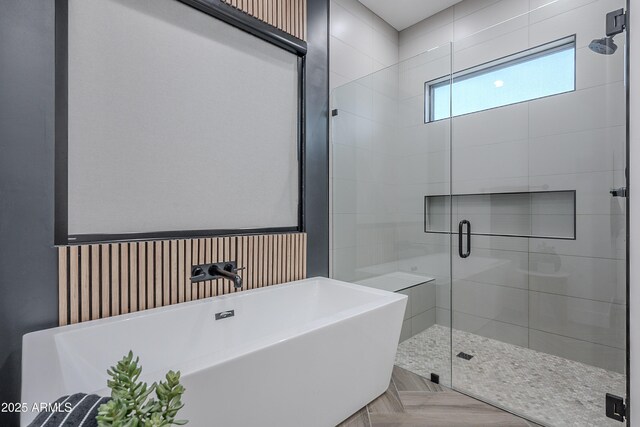 33766 N 86th St, Scottsdale, AZ 85266 - full bath featuring a stall shower and a freestanding tub