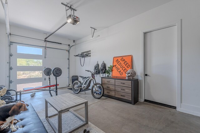 33766 N 86th St, Scottsdale, AZ 85266 - workout room featuring a garage