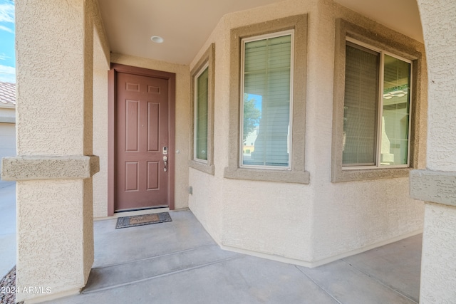 view of property entrance