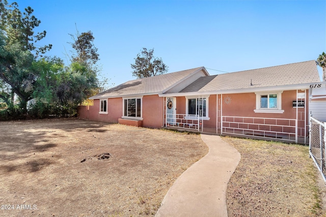 view of ranch-style house