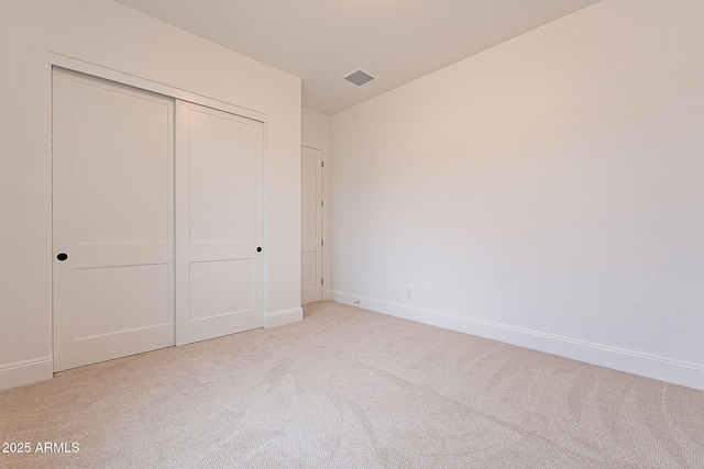6832 N 178th Ln, Waddell, AZ 85355 - unfurnished bedroom featuring baseboards, visible vents, carpet floors, and a closet