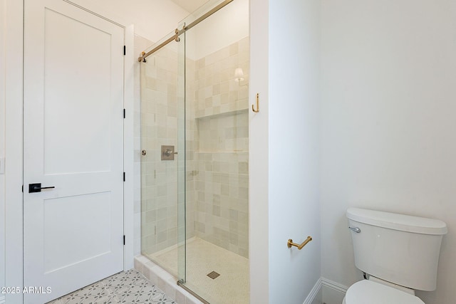 6832 N 178th Ln, Waddell, AZ 85355 - bathroom featuring toilet and a shower stall