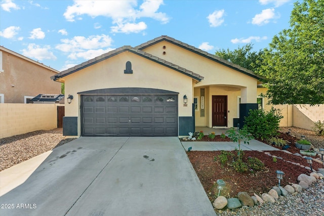 1924 S Rome St, Gilbert, AZ 85295 - view of front of property with stucco siding, concrete driveway, and an attached garage