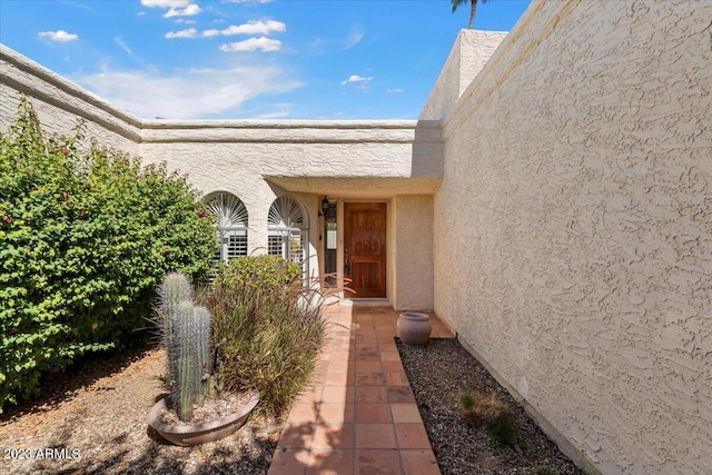 view of entrance to property