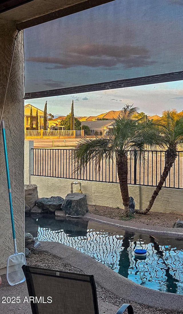 2535 N Pinnule Cir, Mesa, AZ 85215 - view of pool with fence