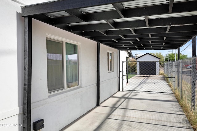 1615 E Roma Ave, Phoenix, AZ 85016 - view of patio / terrace featuring fence and a gate