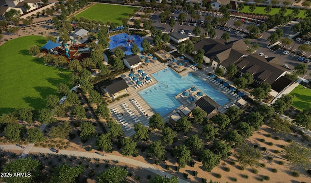 9507 S Mara Dr, Apache Junction, AZ 85120 - bird's eye view of a pool