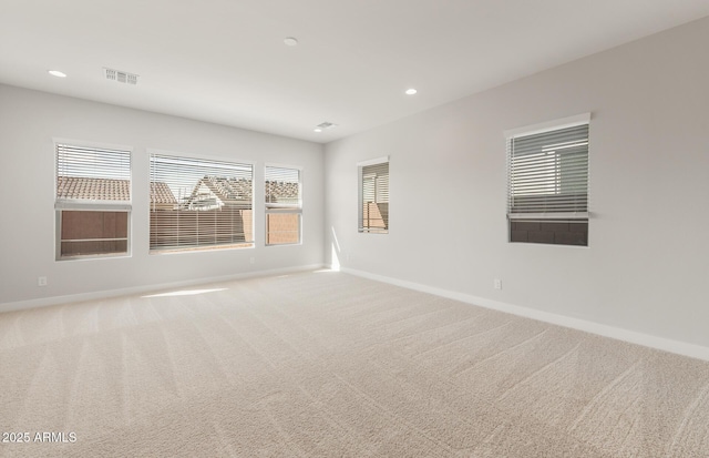 22660 E Pegasus Pkwy, Queen Creek, AZ 85142 - carpeted empty room with baseboards and recessed lighting