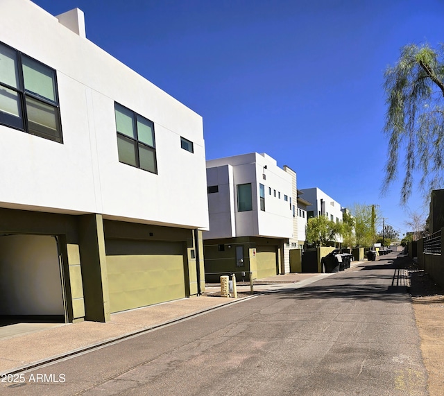 view of street with a residential view