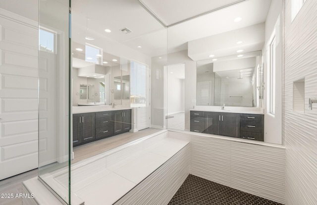 18716 N 269th Ln, Buckeye, AZ 85396 - bathroom featuring vanity and recessed lighting