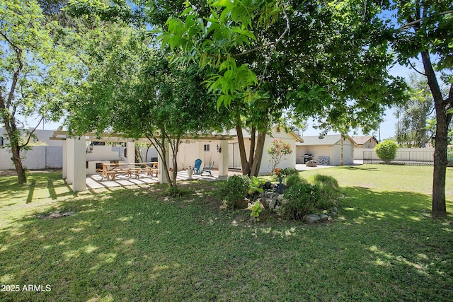430 N Vineyard, Mesa, AZ 85201 - view of yard featuring a fenced backyard and a patio area