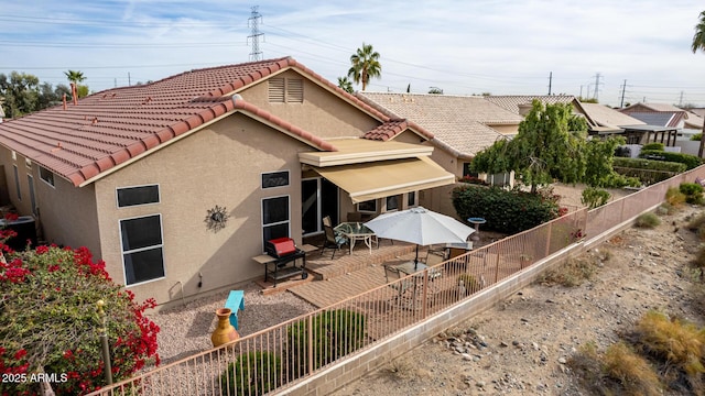 back of house featuring a patio