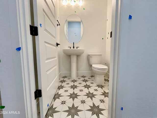 bathroom with toilet