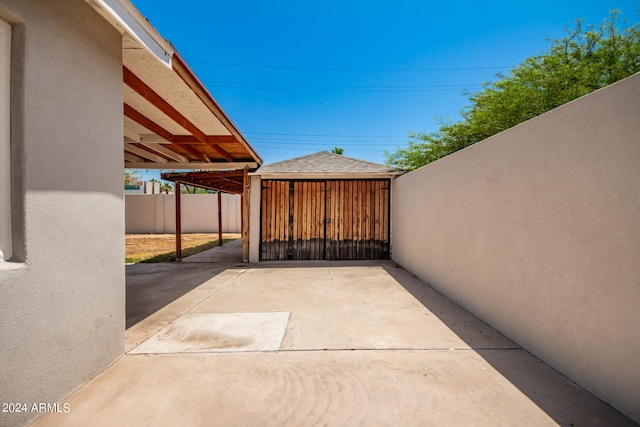 view of patio