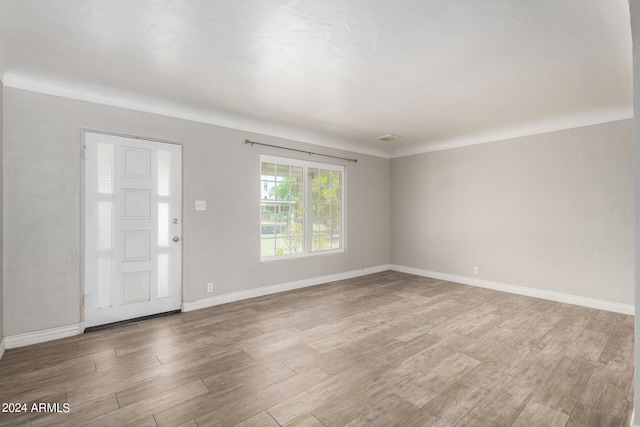 interior space featuring hardwood / wood-style floors