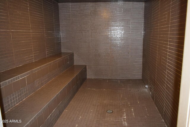 interior space featuring tile patterned floors