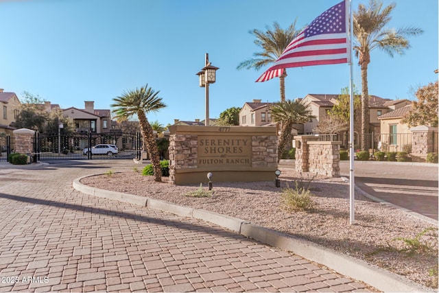 view of community / neighborhood sign