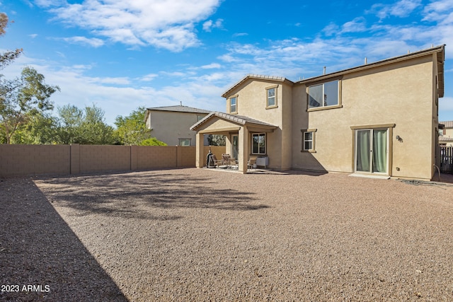 view of rear view of property