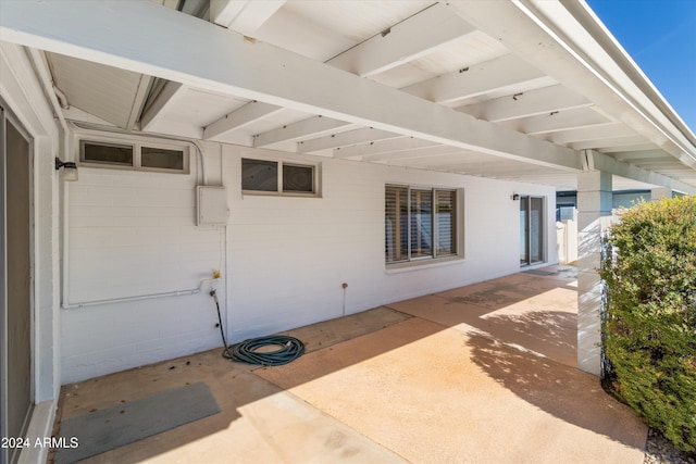 view of patio