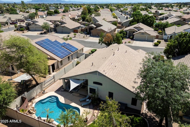 420 S Dodge Dr, Chandler, AZ 85225 - aerial perspective of suburban area featuring a pool area