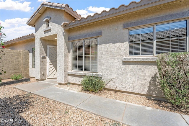 40614 N Key Ln, Anthem, AZ 85086 - entrance to property featuring stucco siding and a tile roof
