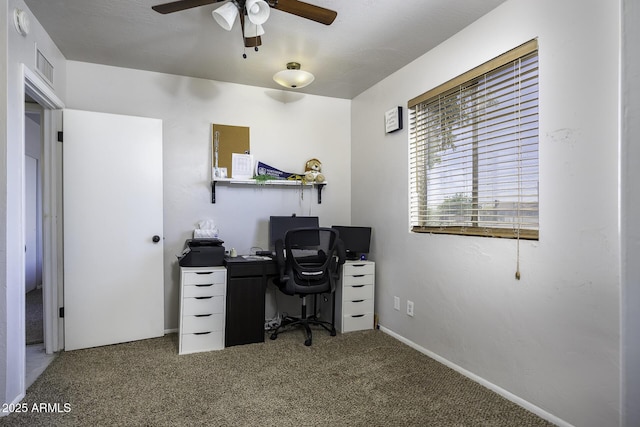 14484 W Jimmie Kerr Blvd, Casa Grande, AZ 85122 - office space featuring a ceiling fan and carpet flooring