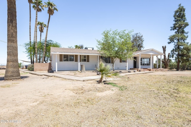 14484 W Jimmie Kerr Blvd, Casa Grande, AZ 85122 - view of front of home with a porch