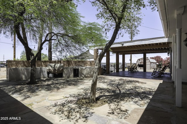 14484 W Jimmie Kerr Blvd, Casa Grande, AZ 85122 - view of patio featuring fence