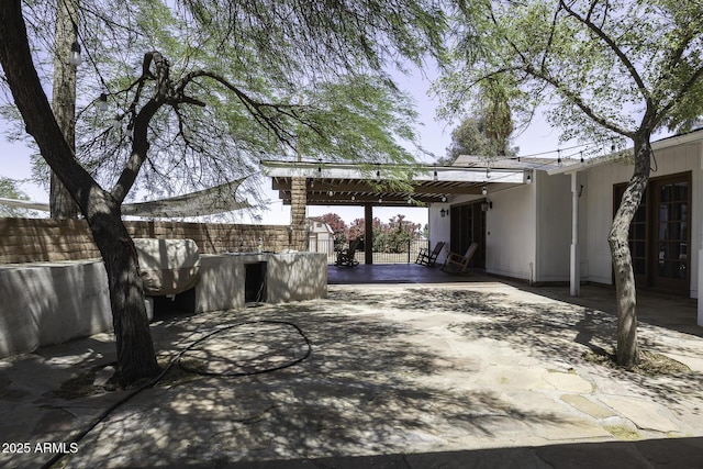 14484 W Jimmie Kerr Blvd, Casa Grande, AZ 85122 - view of patio with fence