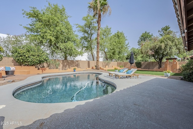 16254 N 48th Way, Scottsdale, AZ 85254 - view of swimming pool featuring a patio area and a fenced backyard