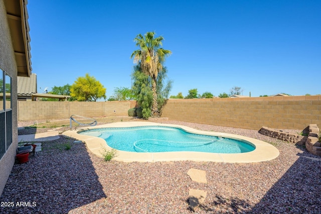 9446 E Olla Ave, Mesa, AZ 85212 - view of pool with a fenced in pool and a fenced backyard