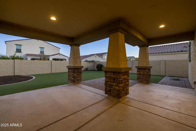 view of patio
