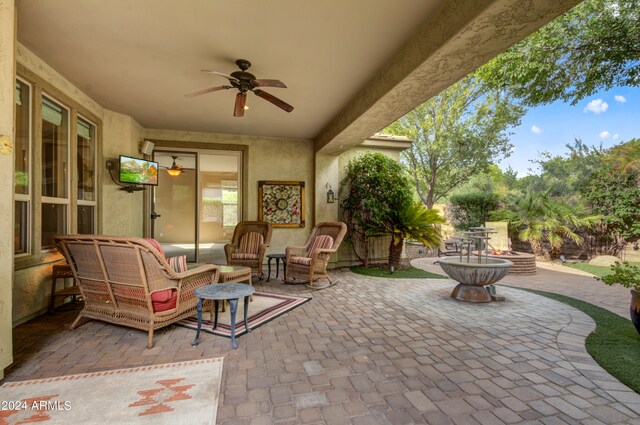 view of patio