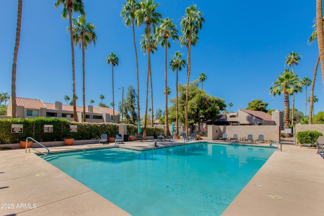 7810 E Via Camello Unit 72, Scottsdale, AZ 85258 - community pool featuring a patio area
