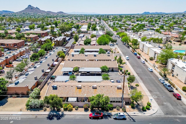 3027 E Grandview Rd Unit 1, Phoenix, AZ 85032 - aerial view of residential area featuring a mountain backdrop