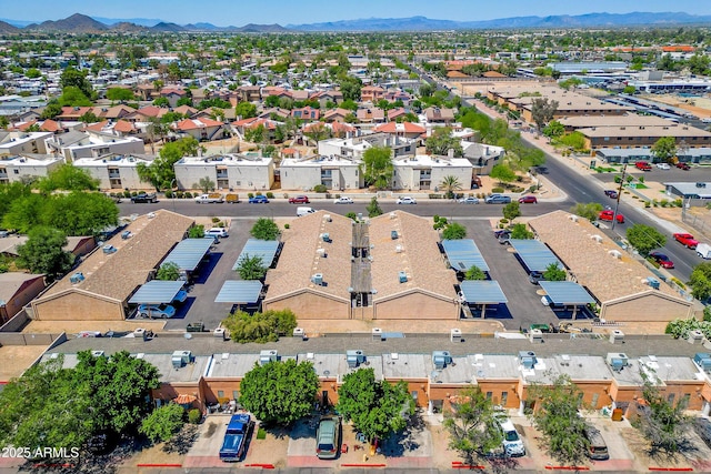 3027 E Grandview Rd Unit 1, Phoenix, AZ 85032 - aerial view of residential area with mountains
