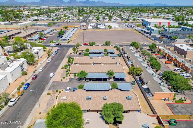 3027 E Grandview Rd Unit 1, Phoenix, AZ 85032 - aerial view of property's location featuring a mountain backdrop